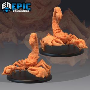 Giant Scorpion Dire / Armored Desert Arachnid / Poison Monster Mount
