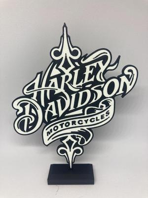 Harley-Davidson - Sign and stand