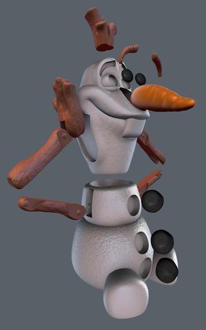 Crazy Olaf (Easy print and Easy Assembly)