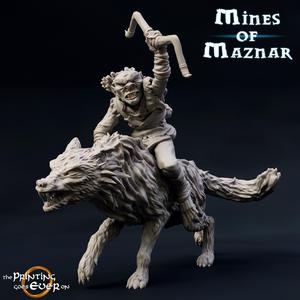 Goblin Warg Rider (archer) - Presupported