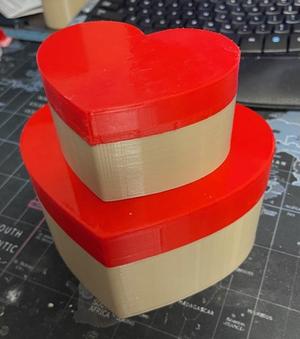 Partitioned Heart Box