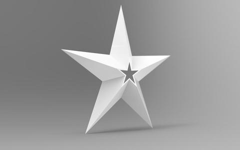 Simple Christmas Star - Fast Print (Vase Mode)