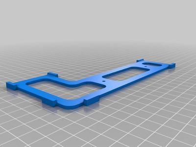 Cabinet hardware locating template for 3in handle