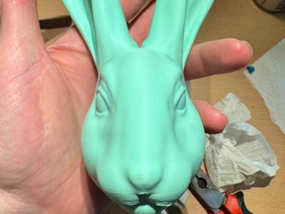A lovely rabbit head bust