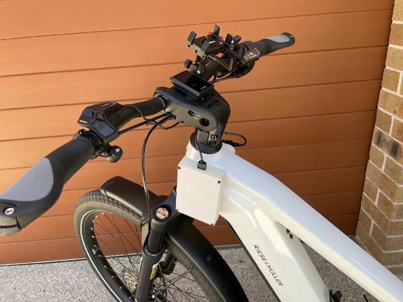 Power bank holder for bicycle   