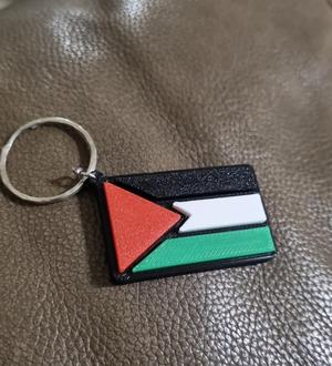 Palestine Flag Keyring Keychain