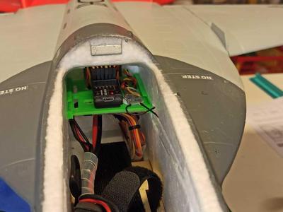 Xfly T7A 64mm rx gyro support