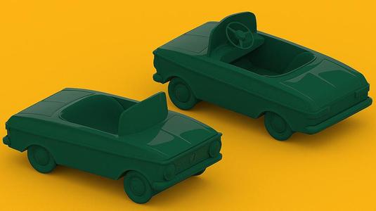 Moskvich pedal car