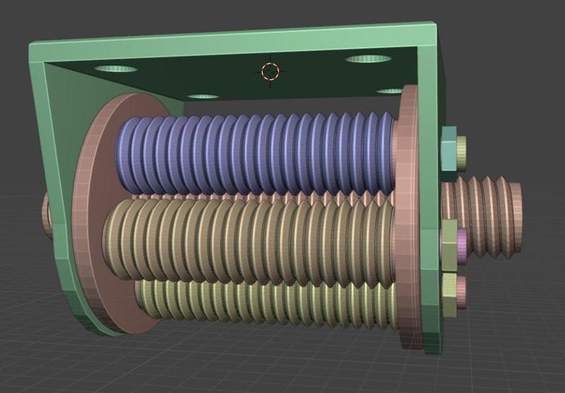 planetary roller truck for linear actuators 