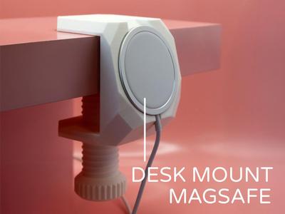 MagSafe Desk Shelf Mount by Pork3D.com