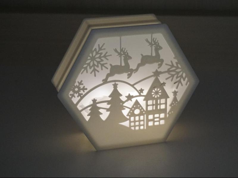 Christmas lamp decoro