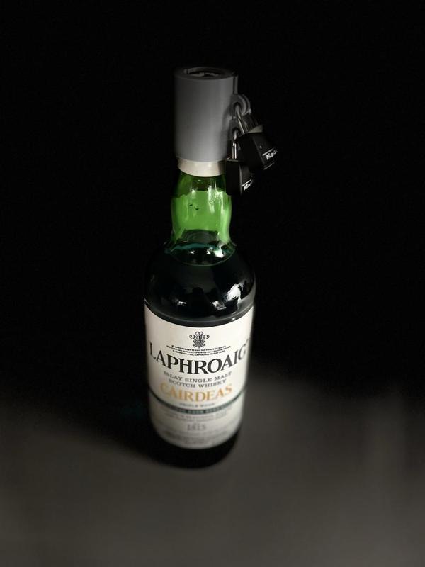 Laphroaig Scotch Bottle Lock Sleeve