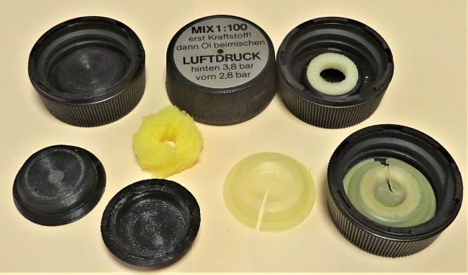 Saxonetten Benzindeckel Dichtkappe