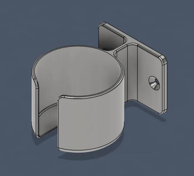 60mm Caulk gun storage holster style hanger   