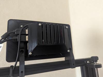 Raspberry Pi 7" Touch Case ICE Cooler Fan Lid