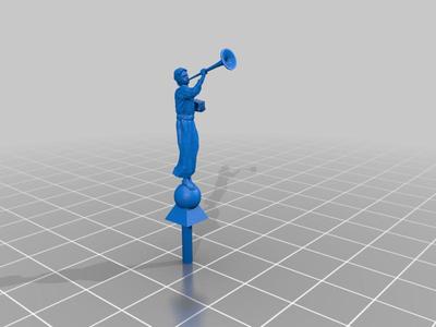 Angel Moroni Statue Topper