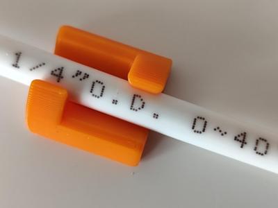 6.4 mm (1/4") Hose Clip with Adhesive Tape