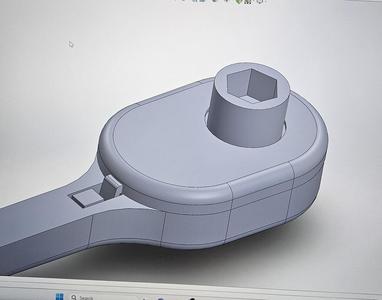 Rachet wrench - fully 3D printable