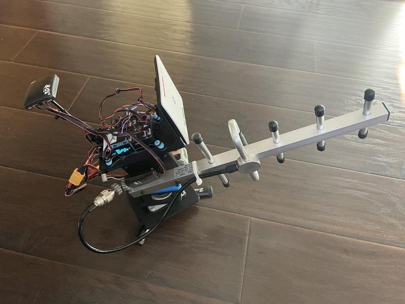 Ardupilot Drone Tracking Antenna Pan 360 & Tilt, Table Top or Tripod