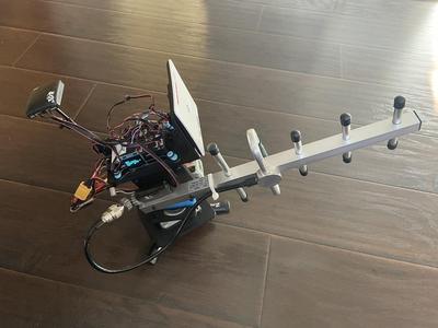 Ardupilot Drone Tracking Antenna Pan 360 & Tilt, Table Top or Tripod