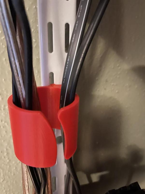 Cord Snuggler for ClosetMaid ShelfTrack