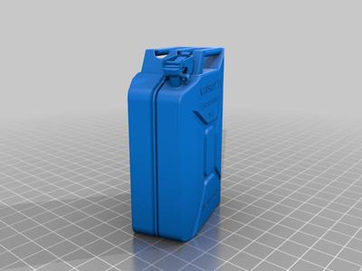 Kraftstoffbehälter Wehrmacht - Komplett filler neck filled