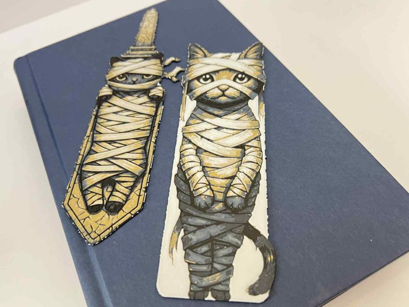 Mummy Cats - Bookmark Set