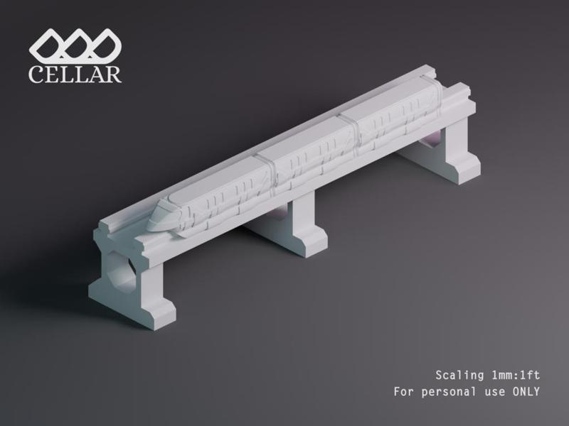 Theme Park Miniature Replica - MK Monorail