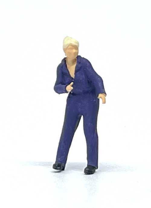 Female locomotive train driver (F001)