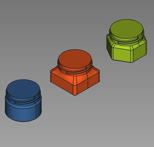 VASE mode container parametric customizable milk bottle thread