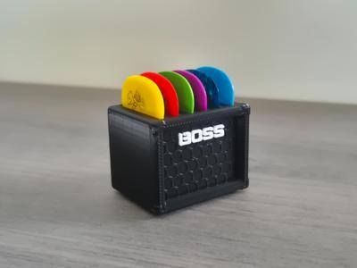 Boss mini amp holder for guitar picks