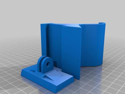 Universal smartphone support with gopro mount 