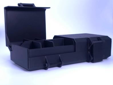 Bisected Lid Small Parts Organizer