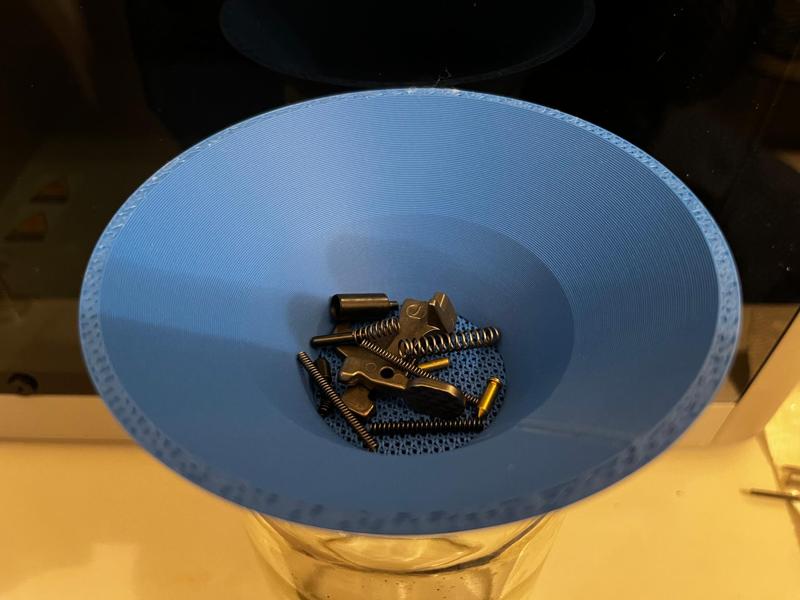 Sifting Funnel for Small Parts (Mason Jar)