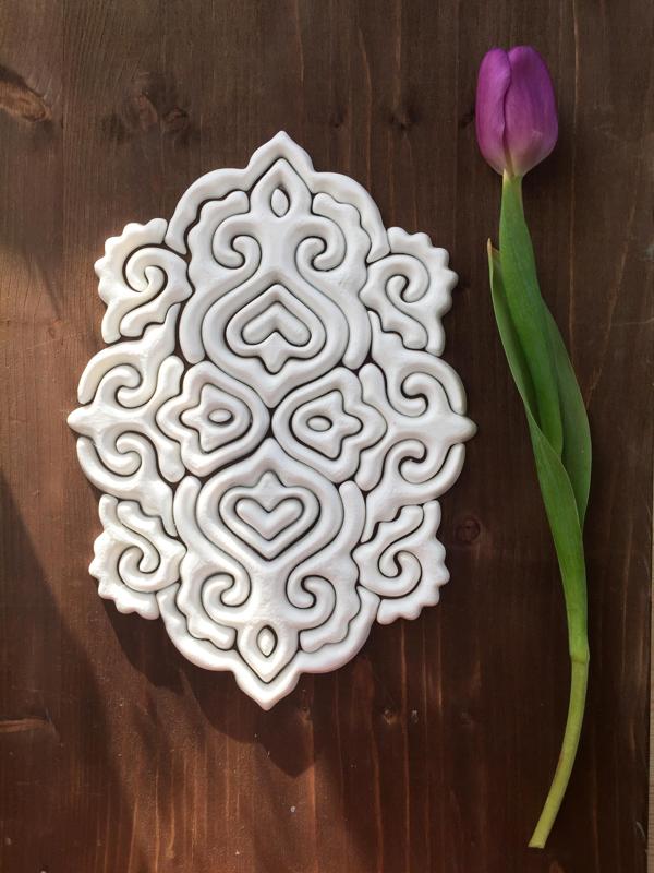 Tatar ornament decorative panno
