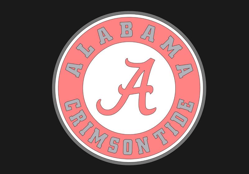 Alabama Crimson Tide wall plaque