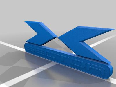 X - Sector logo - Alton Towers