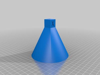 Cone cube flow test