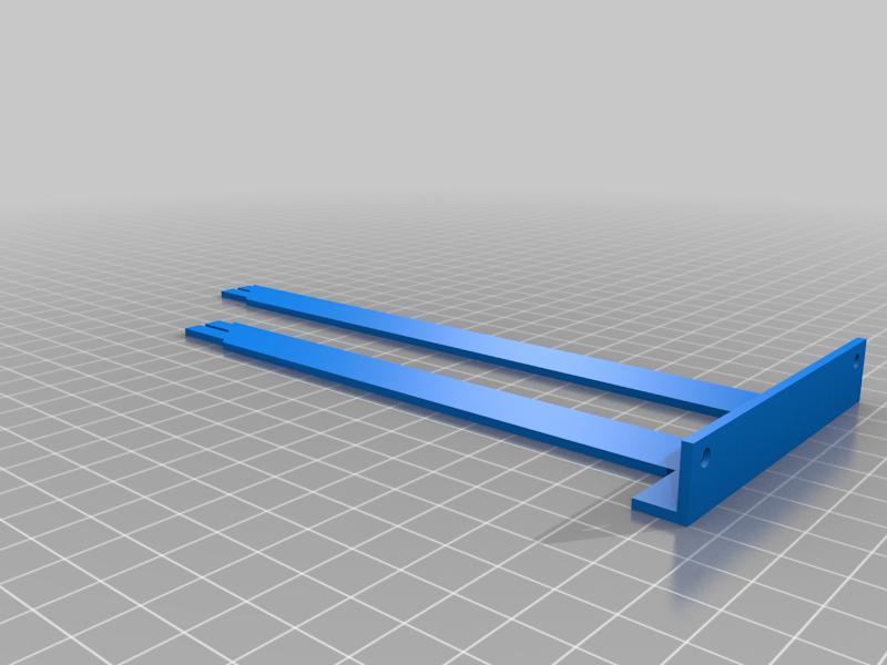 Hyte Y60 Corner Glass Screen Mount, Split with Notches