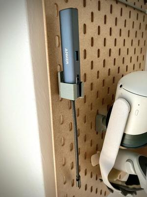Ikea Skadis: Anker PowerExpand+ USB-C Pocket