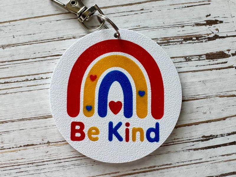 Be Kind/Autism Awareness Keychain
