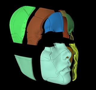 [Resin] Remix Ghost in the Shell for small Resin Printers