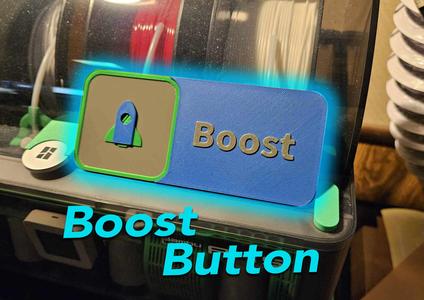 Boost Button Plaque