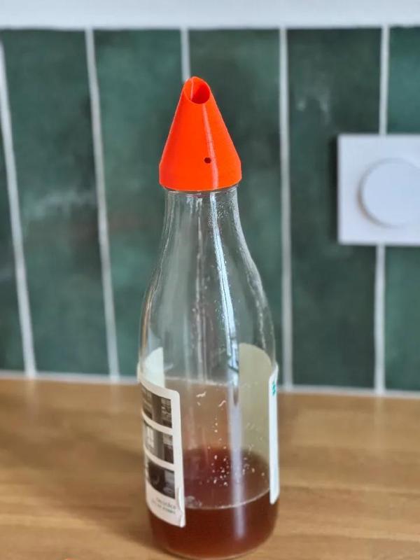 Plant watering spout for twist off bottles   