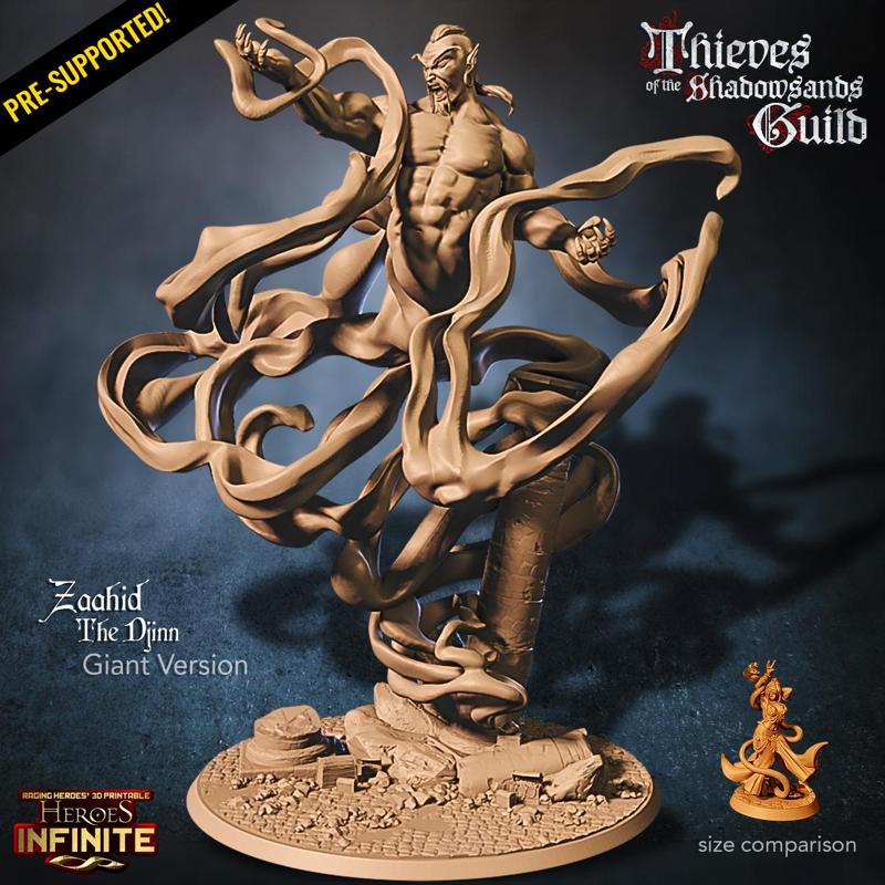 Zaahid, The Djinn, Great (Giant) Version