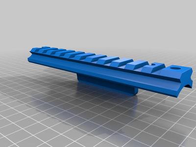 Vsr 10 rail and dust cover short without level