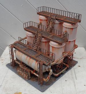 Tabletop Wargame Terrain: Refinery
