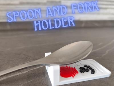 spoon and fork holder