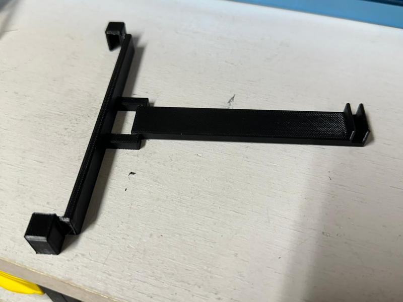 Dust Collector blast gate clip PrintInPlace Hinge