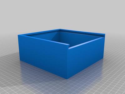 A box with a slide lid